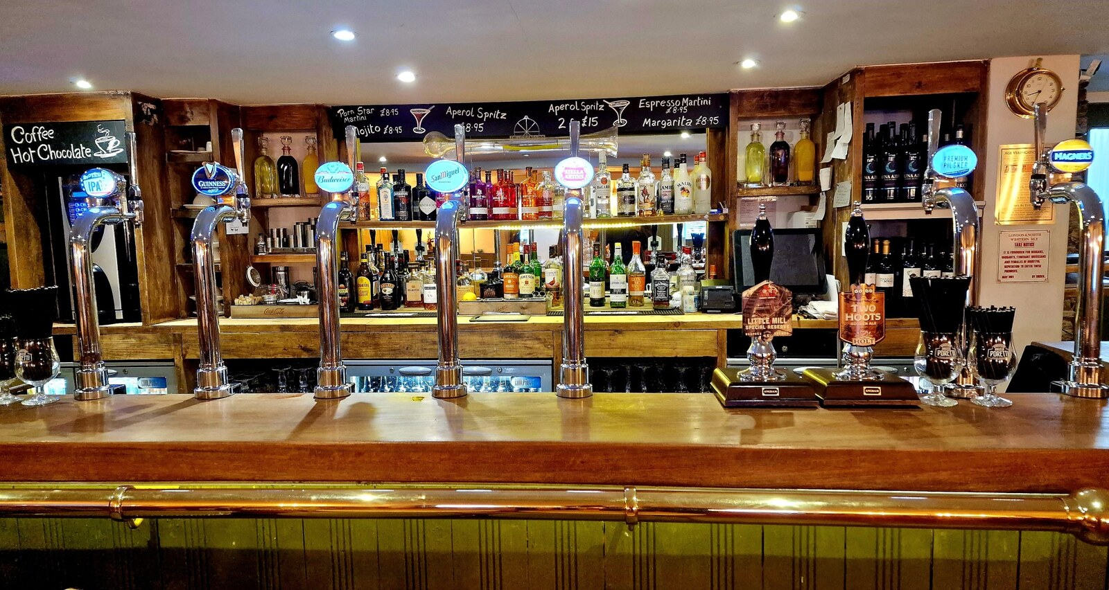 The Bar at Little Mill Inn